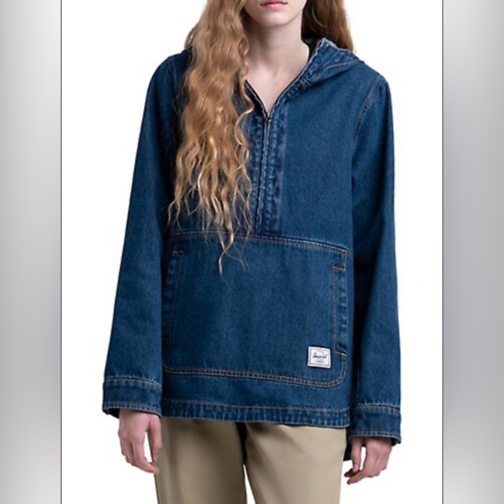Herschel Supply Company Denim Blue Pullover Jacket